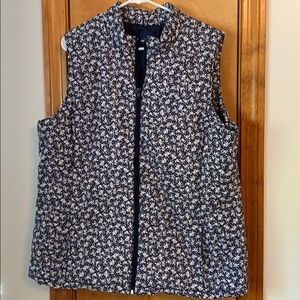 Basic Editions Floral Vest